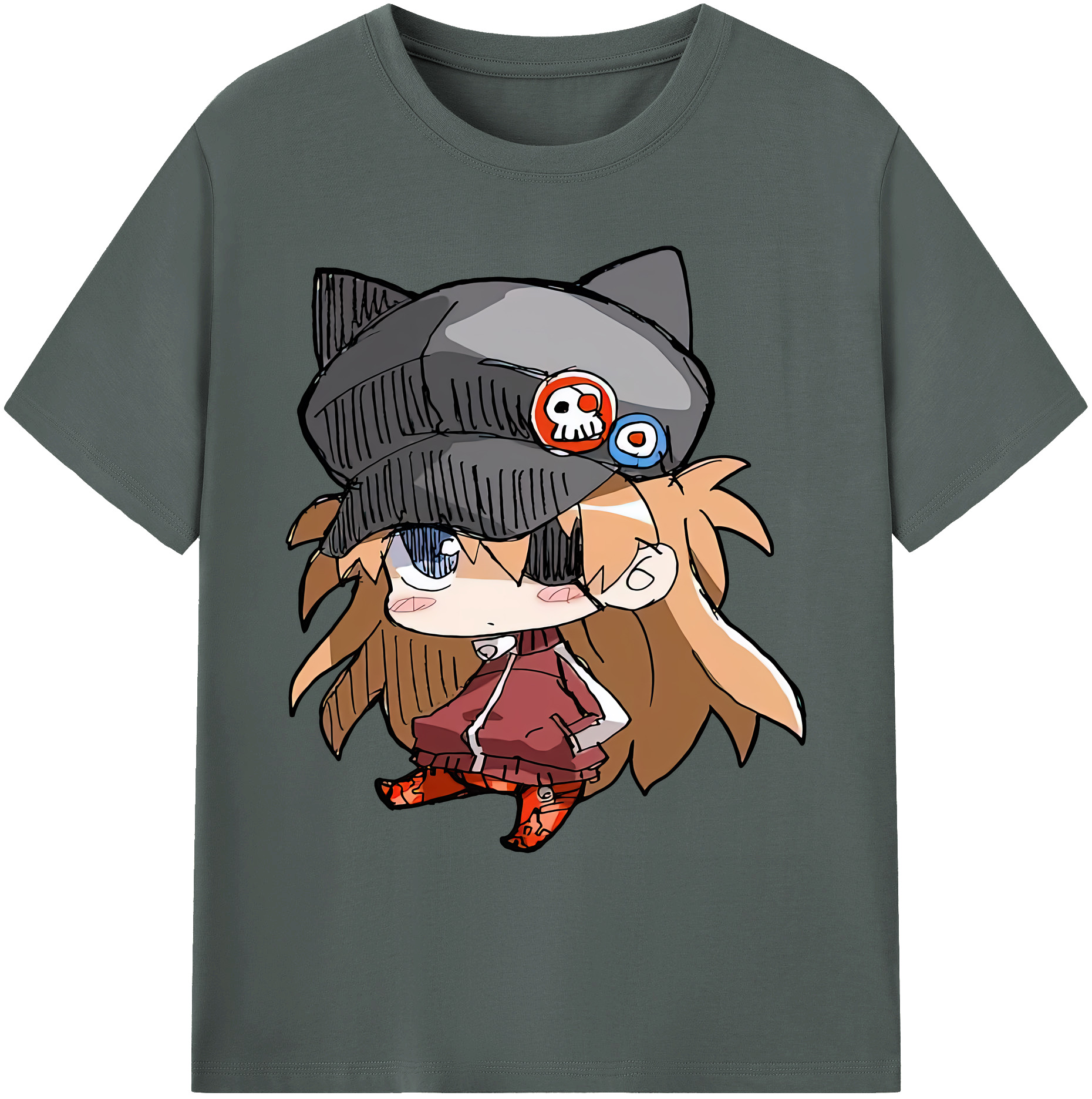（画像用） EVA 新世紀エヴァンゲリオン 綿100％ メンズ半袖Tシャツ｜肌触りやわらか＆通気性